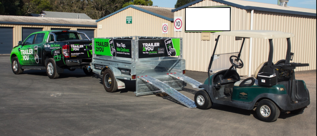 Specialised Vehicle Trailer Rental for Golf Buggies