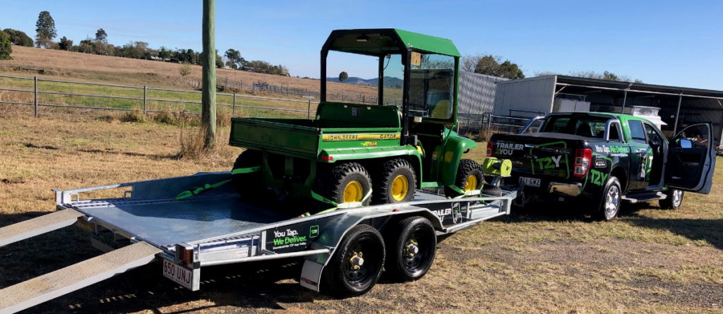 Vehicle Trailer Rental for Farm Machinery