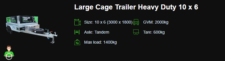 Large Cage Trailers 