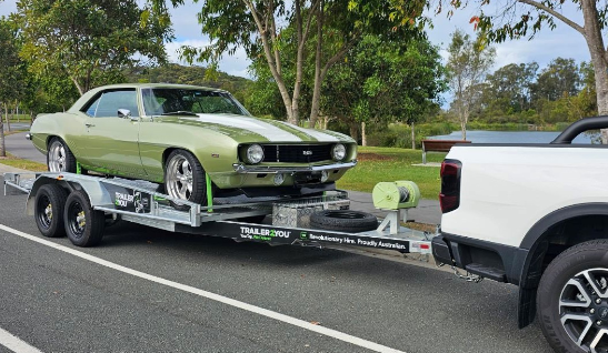 Large Car Trailer Hire For Classic Cars