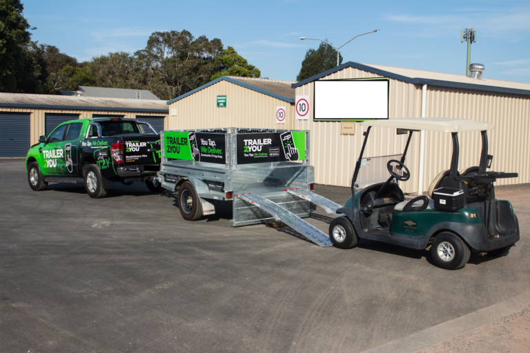 Trailer with ramp hire