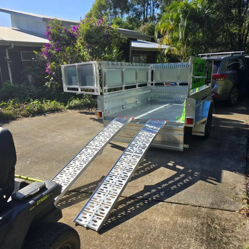 Mower Trailer Hire With Ramp